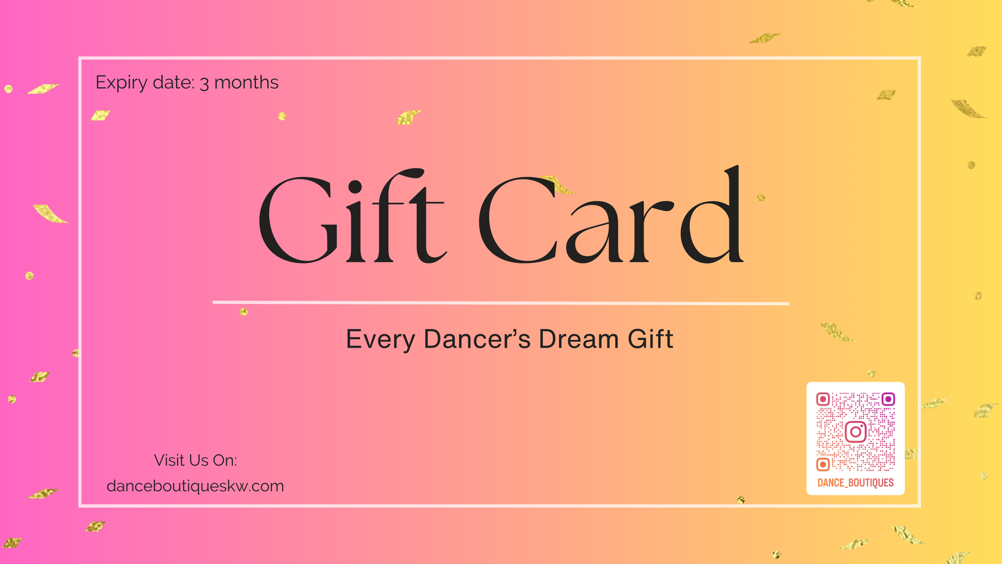 Dance Boutiques Gift Card